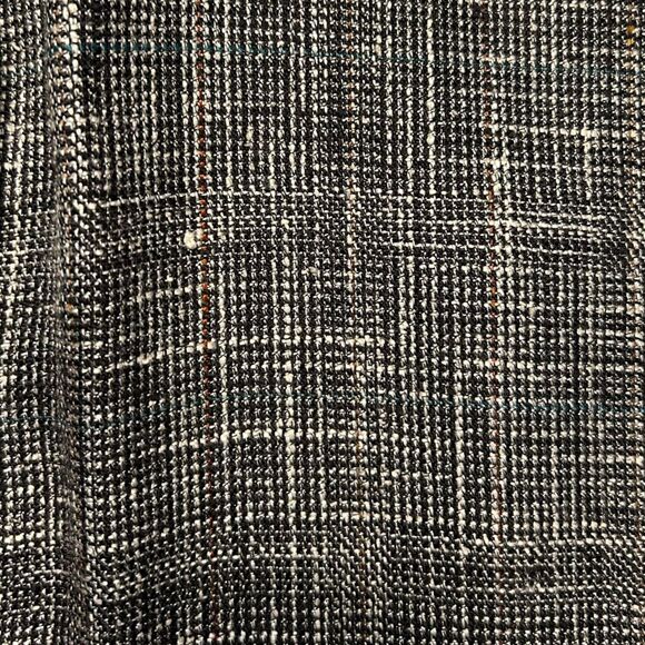 VTG Gino Salvaggi Wool Blend Tweed Black/White w/ rainbow Sport Coat Blazer 44R - Picture 15 of 15